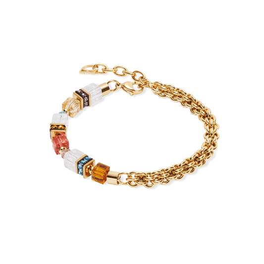 GeoCUBE® Fusion Summer Bracelet Gold - Sunset - Lizzy G's Fine Gifts