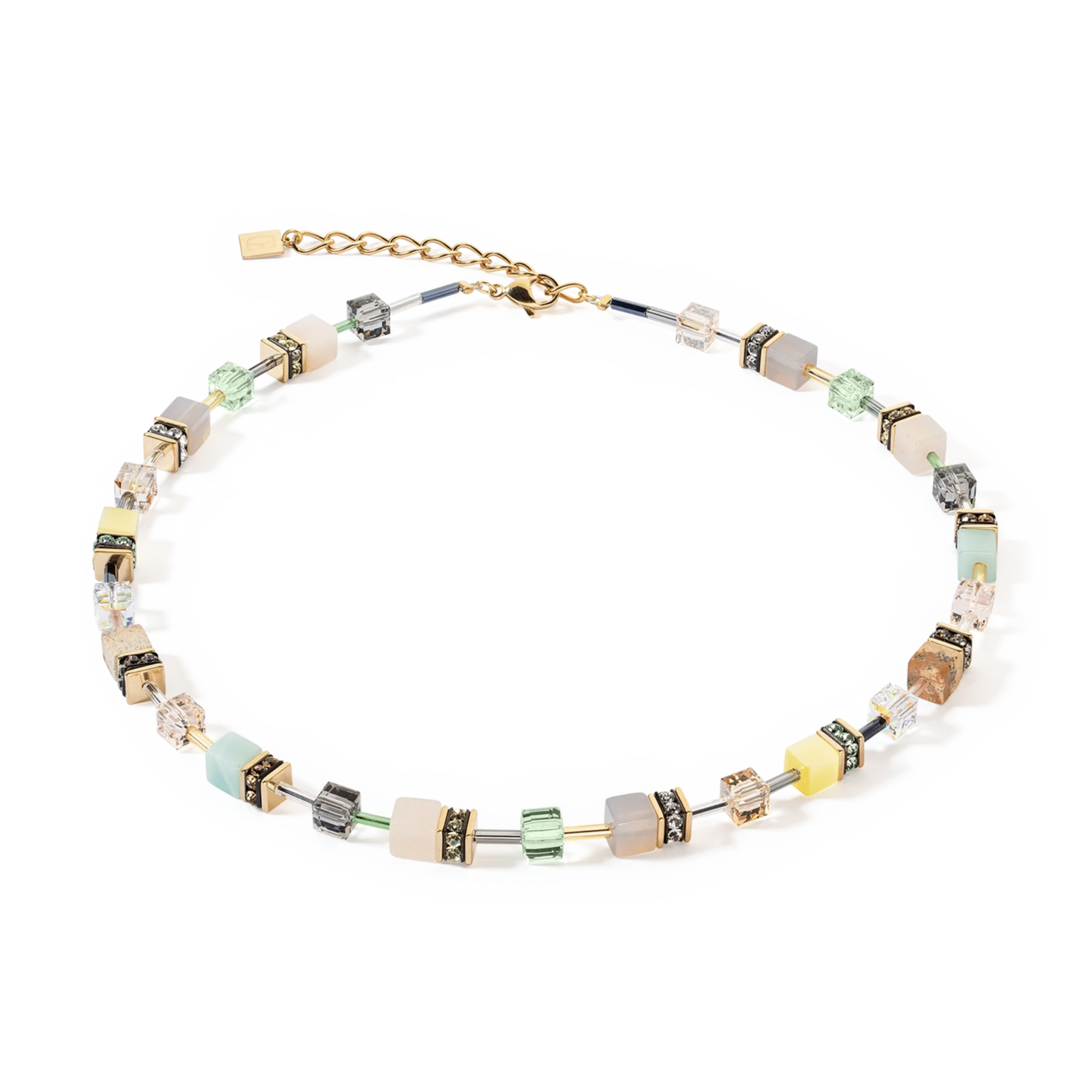 GeoCUBE® Iconic Precious Necklace Multicolour Gentle - Lizzy G's Fine Gifts