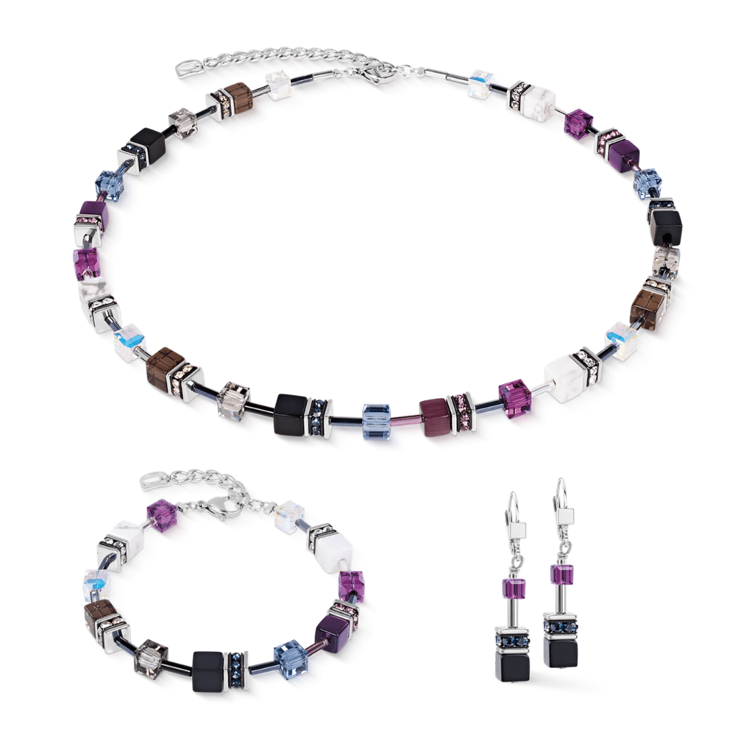 GeoCUBE® Iconic Twilight Precious Earrings - Lizzy G's Fine Gifts
