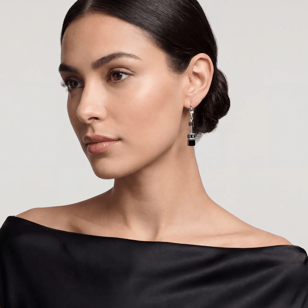 GeoCUBE® Iconic Twilight Precious Earrings - Lizzy G's Fine Gifts