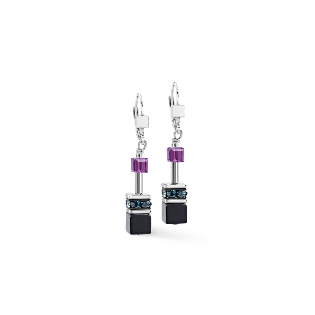 GeoCUBE® Iconic Twilight Precious Earrings - Lizzy G's Fine Gifts