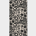 Geometry Bar towel - Black Flower Garden - Lizzy G's Fine Gifts