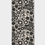 Geometry Bar towel - Black Flower Garden - Lizzy G's Fine Gifts