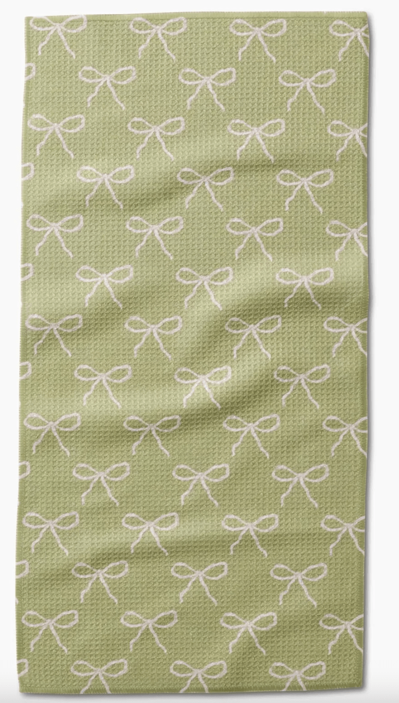 Geometry Bar Towels - Lattice Bows - Lizzy G's Fine Gifts