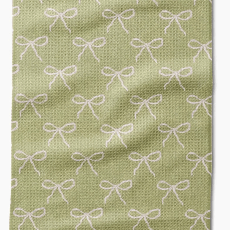 Geometry Bar Towels - Lattice Bows - Lizzy G's Fine Gifts