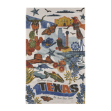 Geometry Dish Towel - Greetings from Texas - Lizzy G's Fine Gifts