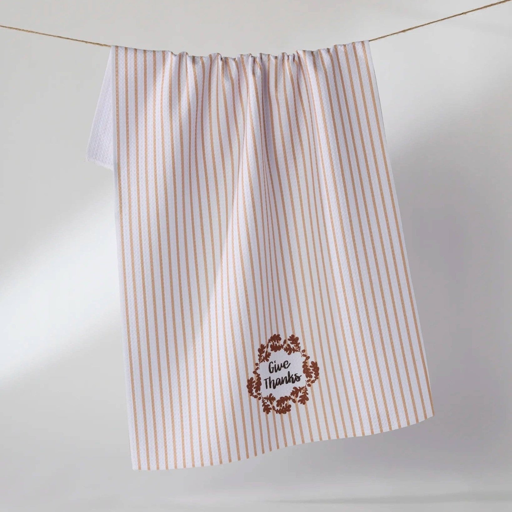 Geometry Tea Towel - Give Thanks - Lizzy G's Fine Gifts