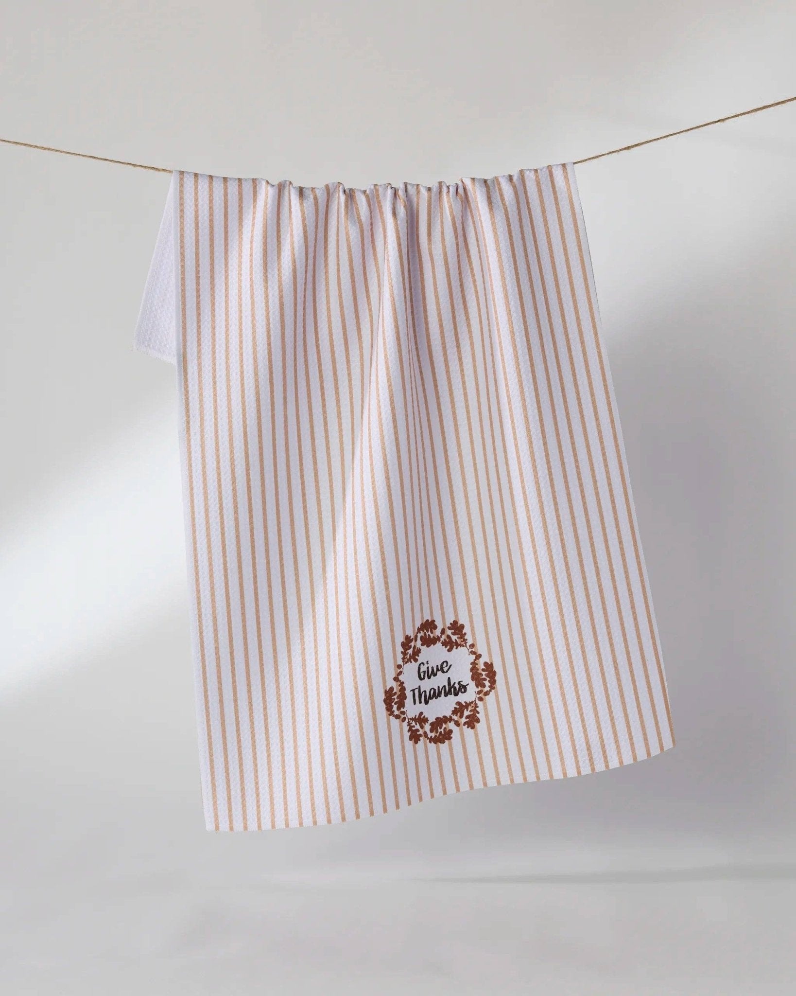 Geometry Tea Towel - Give Thanks - Lizzy G's Fine Gifts