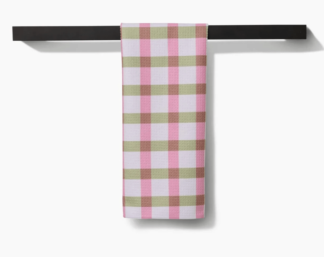 Geometry Tea Towel - Patricia Plaid - Lizzy G's Fine Gifts