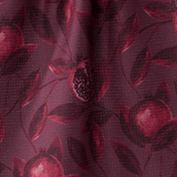 Geometry Tea Towel - Rich Garnet - Lizzy G's Fine Gifts