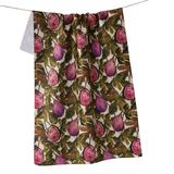 Geometry Tea Towel - Wild Fig - Lizzy G's Fine Gifts