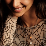 Ghost Pendant Necklace - Mother of Pearl - Lizzy G's Fine Gifts