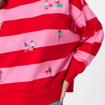 Gifting Embroidered Relaxed Sweatshirt - Lizzy G's Fine Gifts