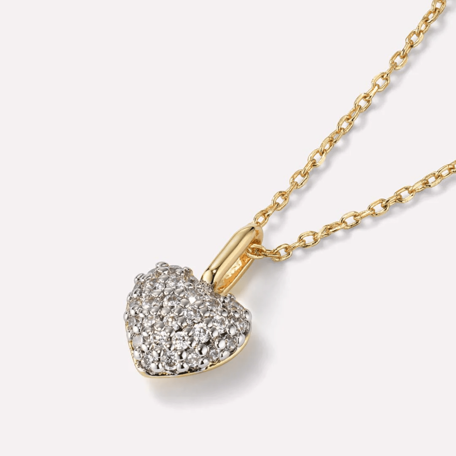 Gold Heart Necklace - Ellery - Lizzy G's Fine Gifts