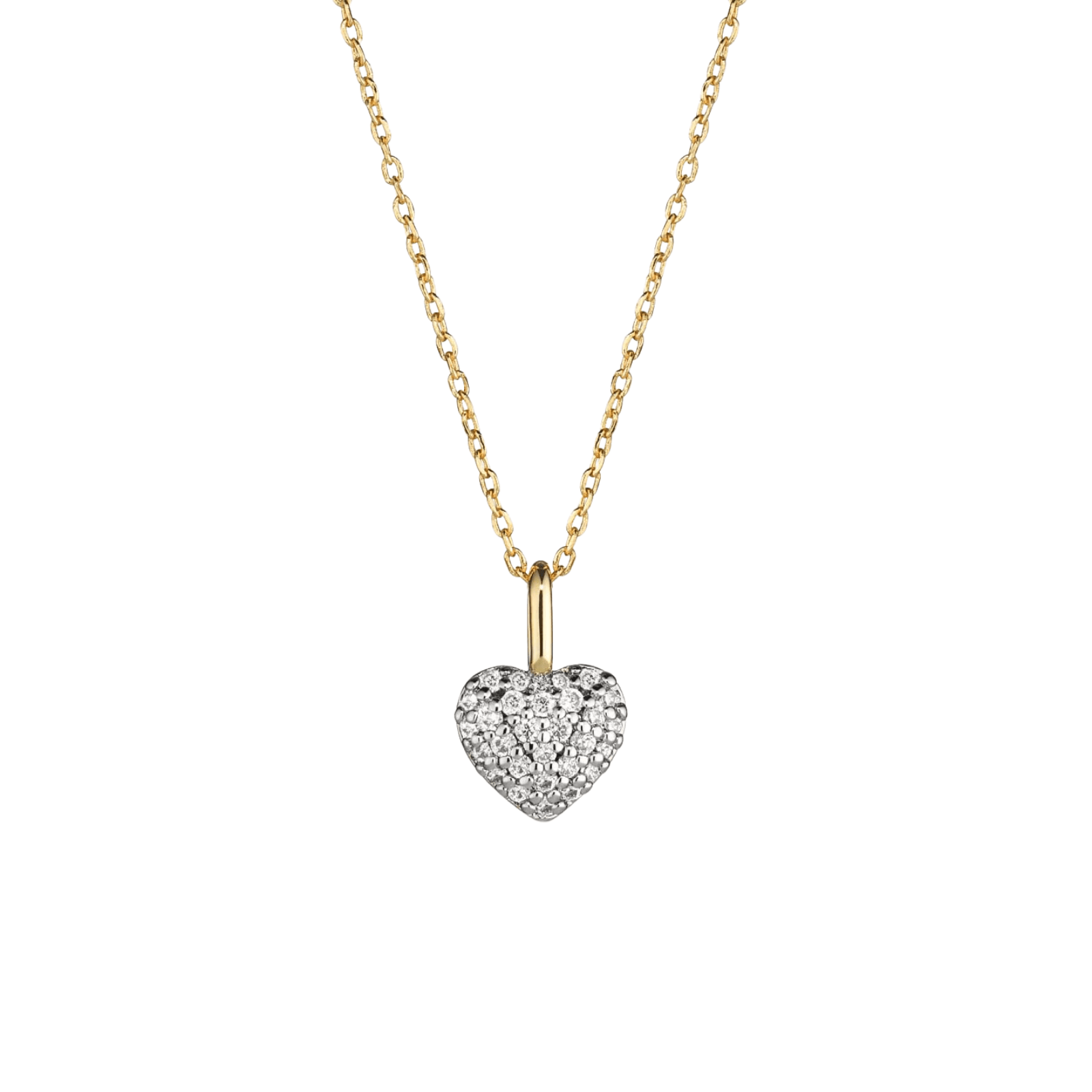 Gold Heart Necklace - Ellery - Lizzy G's Fine Gifts