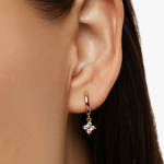 Gold Huggie Hoop Earrings - Angela - Lizzy G's Fine Gifts