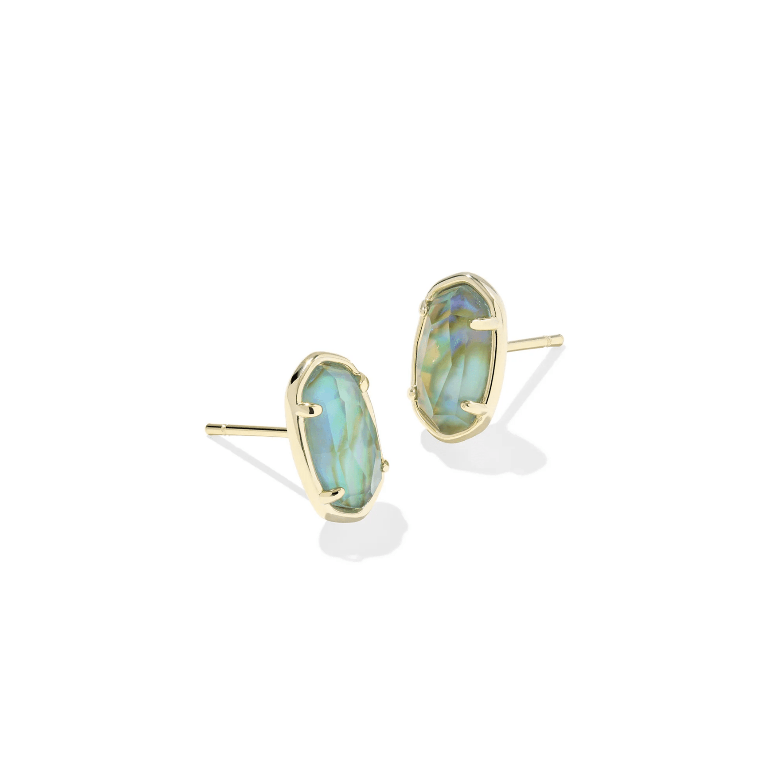 Grayson Stone Stud Earrings - Lizzy G's Fine Gifts