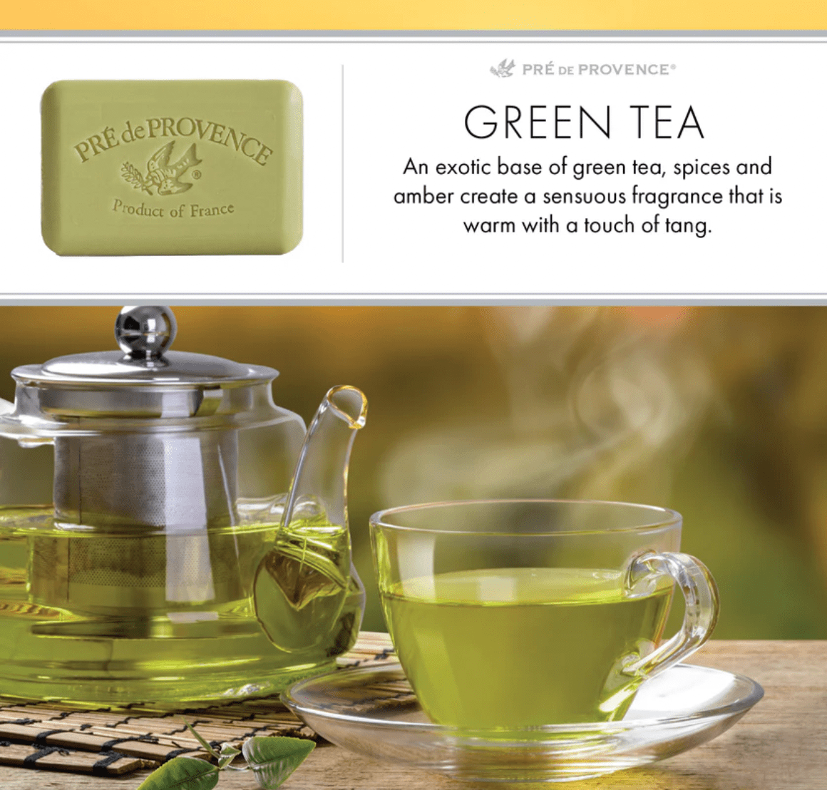 Green Tea Soap Bar - Lizzy G's Fine Gifts