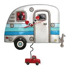 Happy Campers Clock - Lizzy G's Fine Gifts