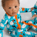 Happy Halloween Footed PJs - Lizzy G's Fine Gifts