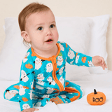 Happy Halloween One Piece Footie Pj - Lizzy G's Fine Gifts