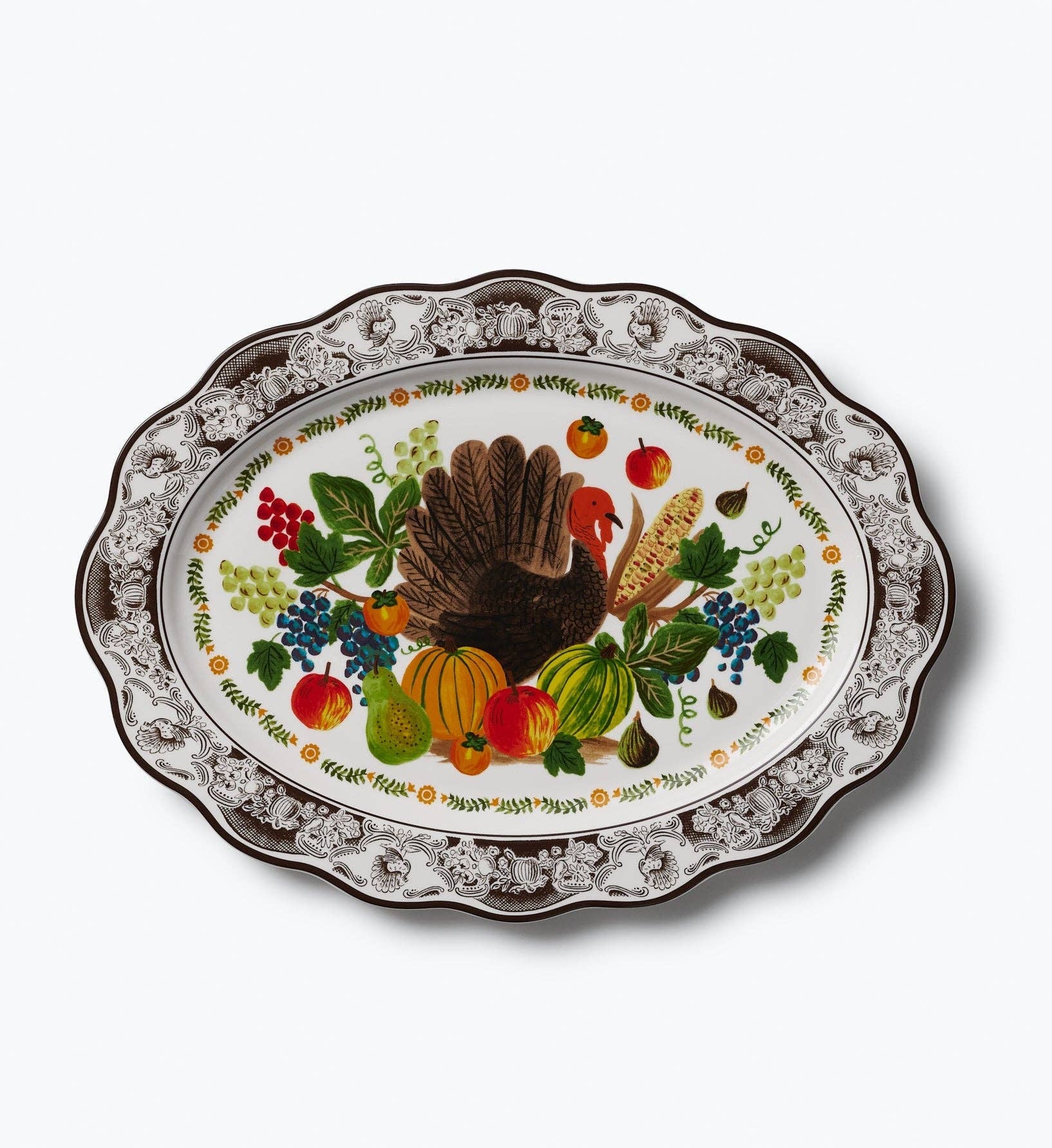 Harvest Porcelain Serving Platter - Lizzy G's Fine Gifts