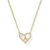 Heart Initial Pendant Necklace - Lizzy G's Fine Gifts