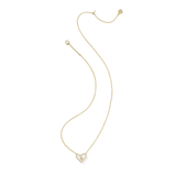 Heart Initial Pendant Necklace - Lizzy G's Fine Gifts