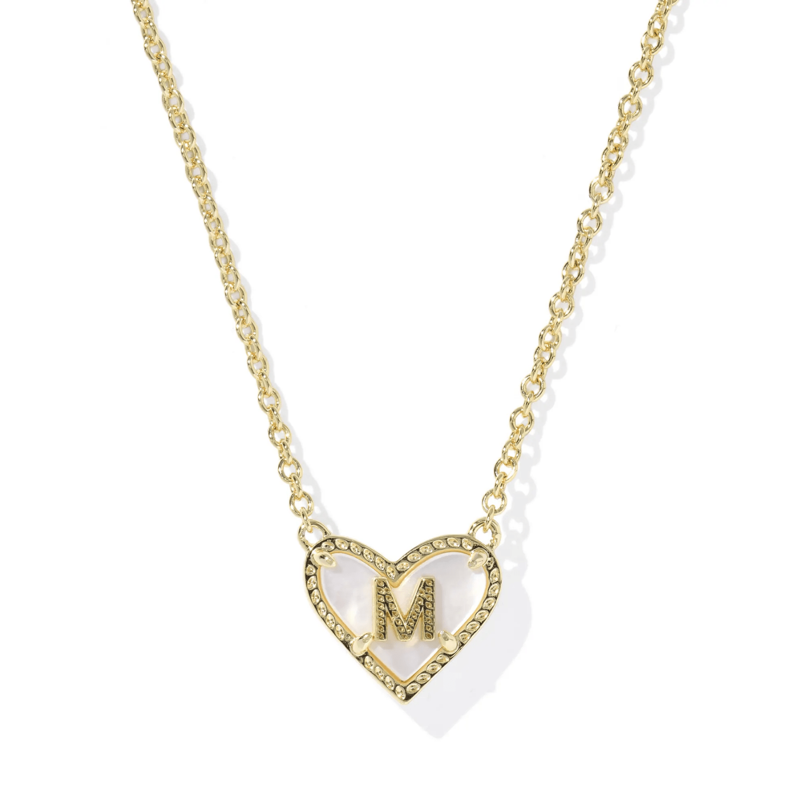 Heart Initial Pendant Necklace - Lizzy G's Fine Gifts