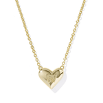 Heart Initial Pendant Necklace - Lizzy G's Fine Gifts