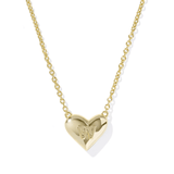 Heart Initial Pendant Necklace - Lizzy G's Fine Gifts