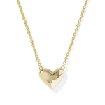 Heart Initial Pendant Necklace - Lizzy G's Fine Gifts