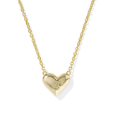 Heart Initial Pendant Necklace - Lizzy G's Fine Gifts