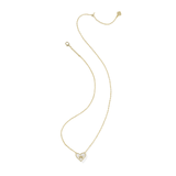 Heart Initial Pendant Necklace - Lizzy G's Fine Gifts