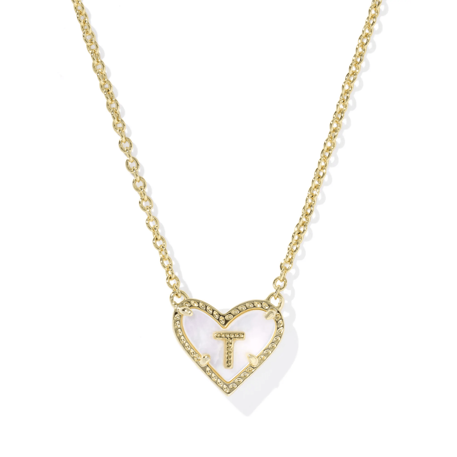 Heart Initial Pendant Necklace - Lizzy G's Fine Gifts