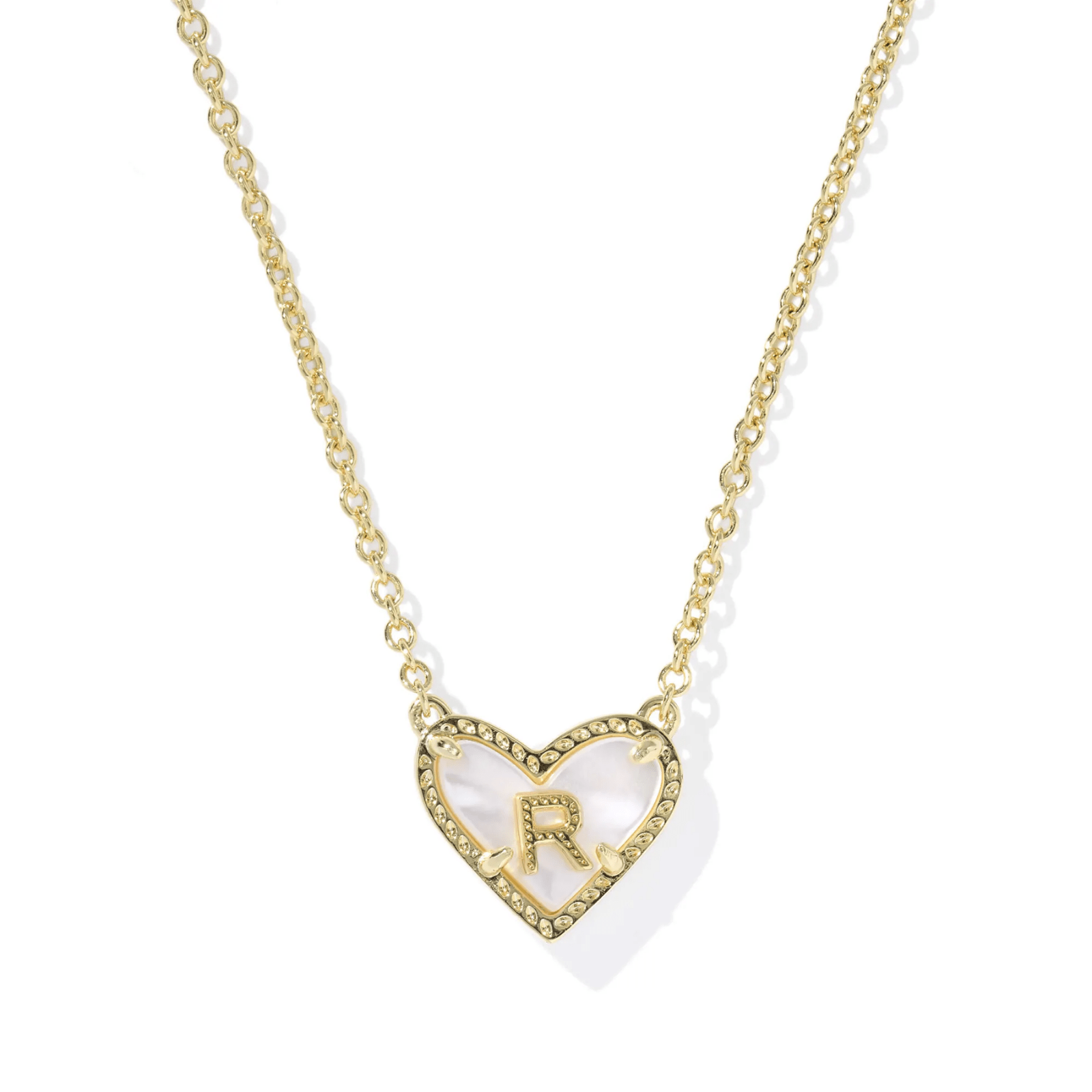 Heart Initial Pendant Necklace - Lizzy G's Fine Gifts