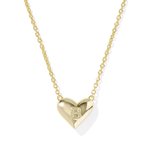 Heart Initial Pendant Necklace - Lizzy G's Fine Gifts