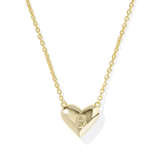 Heart Initial Pendant Necklace - Lizzy G's Fine Gifts