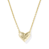 Heart Initial Pendant Necklace - Lizzy G's Fine Gifts