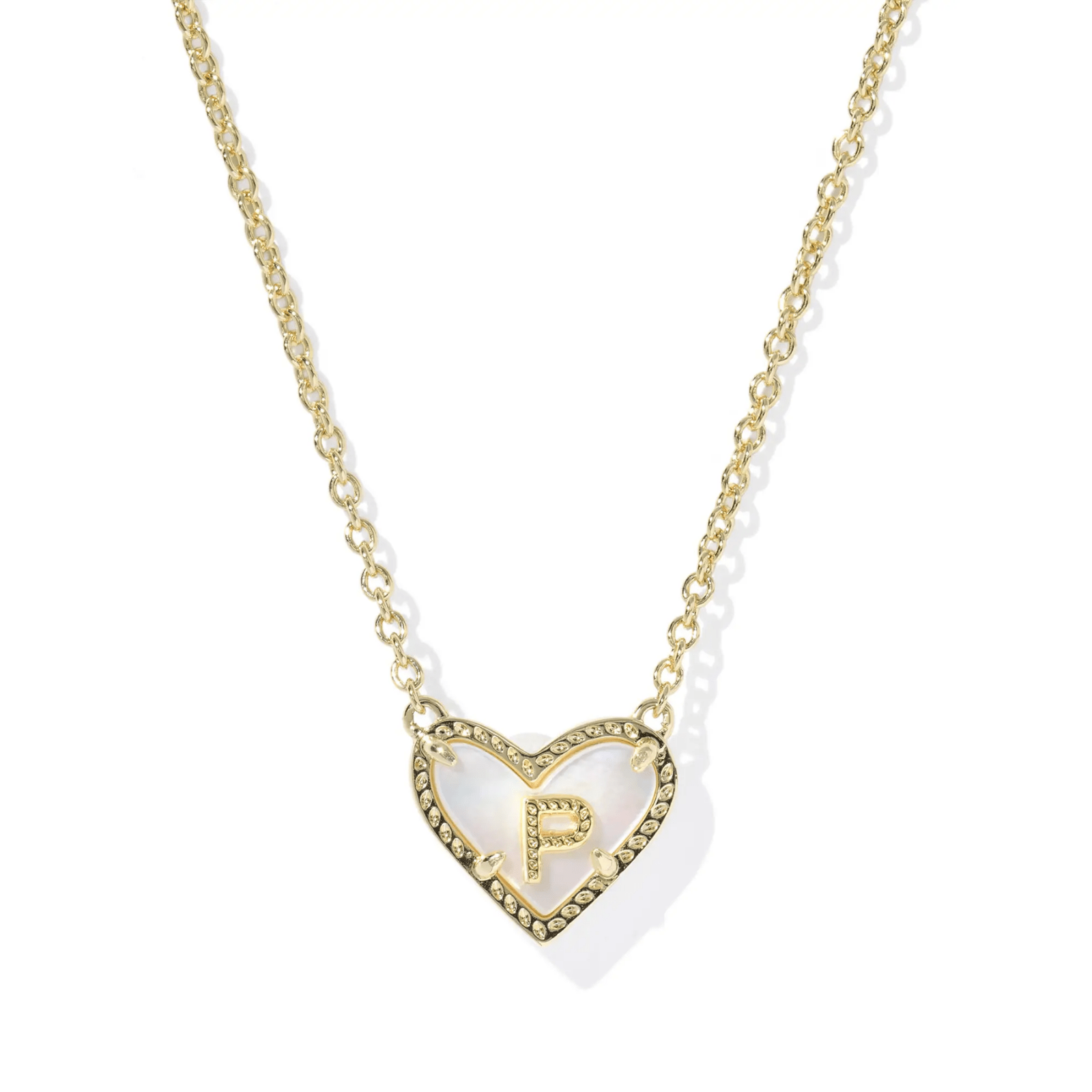 Heart Initial Pendant Necklace - Lizzy G's Fine Gifts