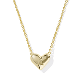 Heart Initial Pendant Necklace - Lizzy G's Fine Gifts