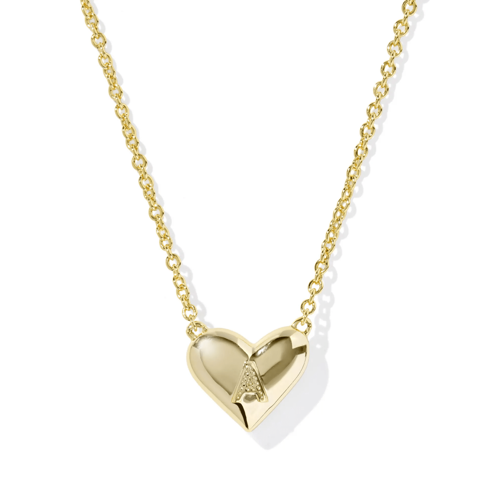 Heart Initial Pendant Necklace - Lizzy G's Fine Gifts