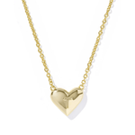Heart Initial Pendant Necklace - Lizzy G's Fine Gifts