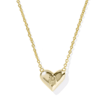 Heart Initial Pendant Necklace - Lizzy G's Fine Gifts