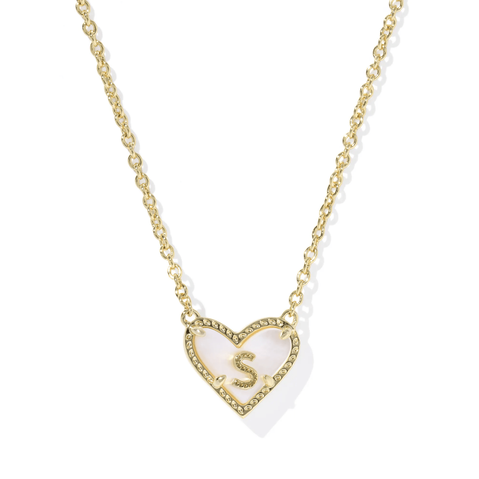 Heart Initial Pendant Necklace - Lizzy G's Fine Gifts