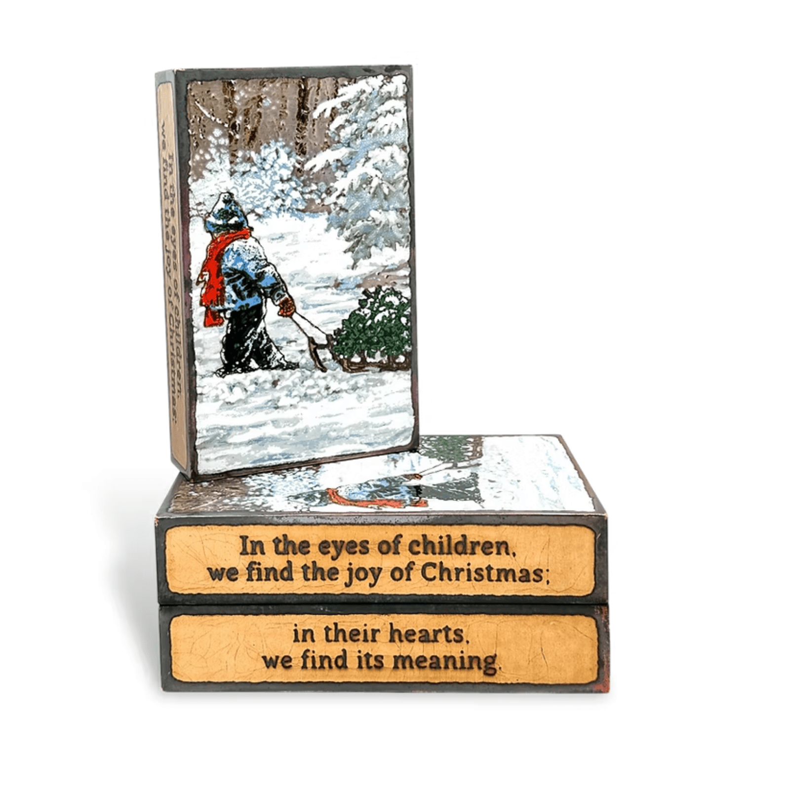 Heart of Christmas - 305 - 2025 Holiday Spiritile - Lizzy G's Fine Gifts