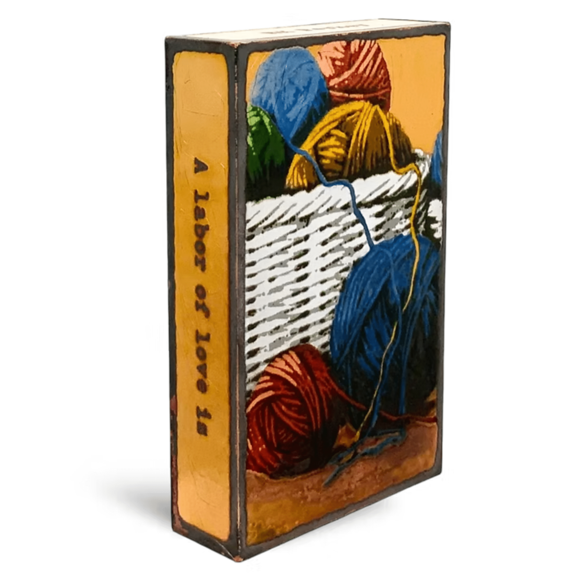 Heartstrings - 288 - Copper Art Block - Lizzy G's Fine Gifts
