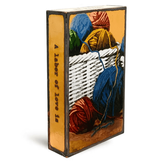 Heartstrings - 288 - Copper Art Block - Lizzy G's Fine Gifts
