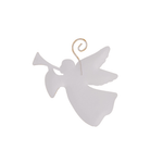Heralding Angel Metal Ornament - Lizzy G's Fine Gifts