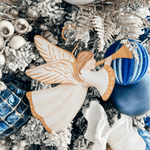 Heralding Angel Metal Ornament - Lizzy G's Fine Gifts